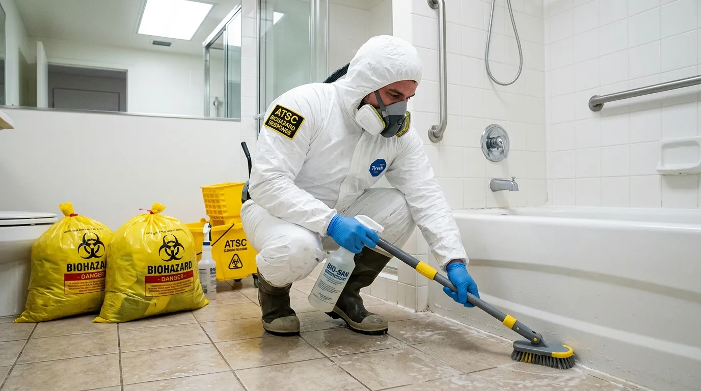 Decontamination equipment deployed for Blood Cleanup in Union Beach